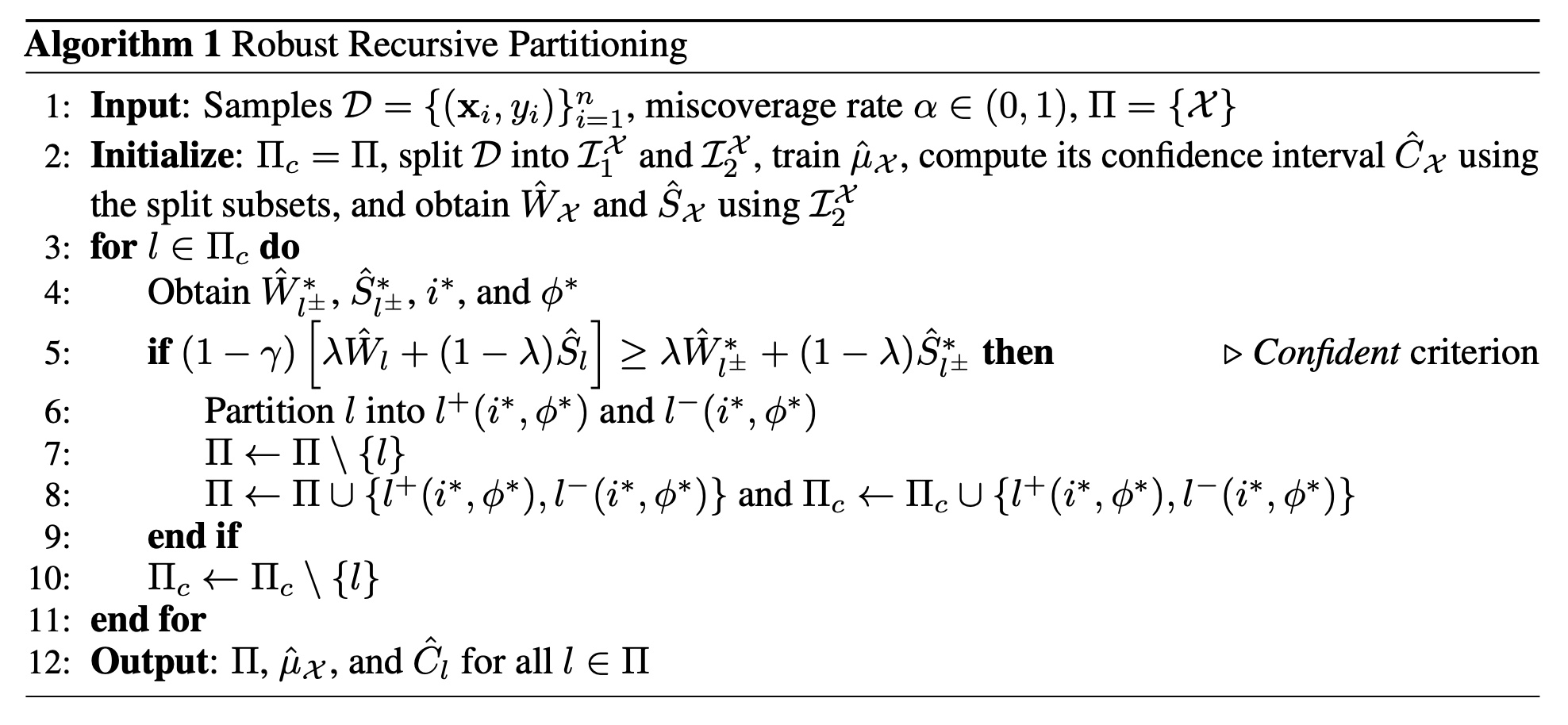 Robust Recursive Partitioning